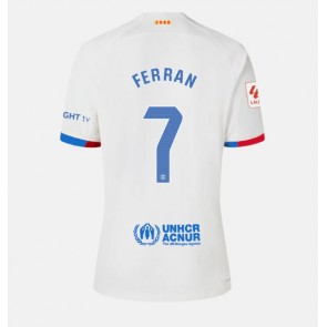 Barcelona Ferran Torres #7 Bortatröja Dam 2023-24 Kortärmad